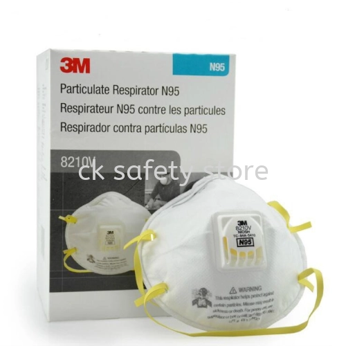 3M 8210V N95 Particulate Disposable Respirator with Cool Flow Valve