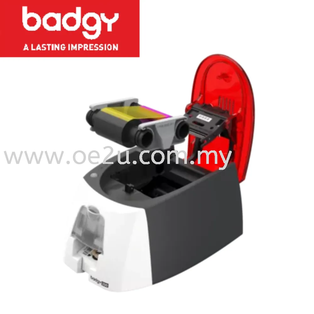 BADGY 200 Card Printer (Card Feeder Capacity: 25 Cards, Printing Speed: 38 sec/card - 95 cards/hour)