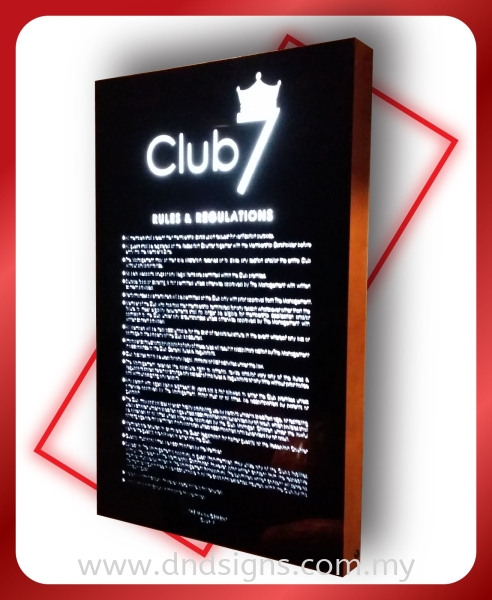 Club House Signage Indoor Signage Signage Kepong, Kuala Lumpur (KL), Selangor, Malaysia Customized Display Unit, Indoor & Outdoor Signage, Printing Services | DND SIGNS & DISPLAY SDN BHD