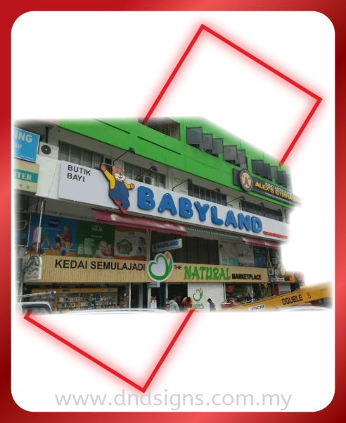 Shoplot Signage Outdoor Signage Signage Kepong, Kuala Lumpur (KL), Selangor, Malaysia Customized Display Unit, Indoor & Outdoor Signage, Printing Services | DND SIGNS & DISPLAY SDN BHD