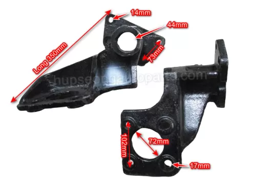 ZM FS270 REAR/FRONT CHAMBER BRACKET (LH) (CBB-ZM-001L)