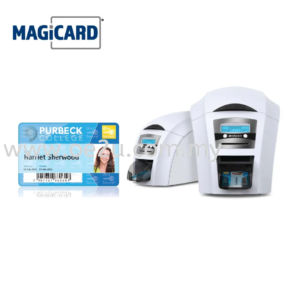 MAGiCARD Enduro3E NEO ID Card Printer (Card Feeder Capacity: 100 Cards, Printing Speed: 100 cards/hour)