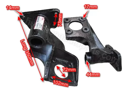 ZM FS270 REAR/FRONT CHAMBER BRACKET (RH) (CBB ZM-001R)