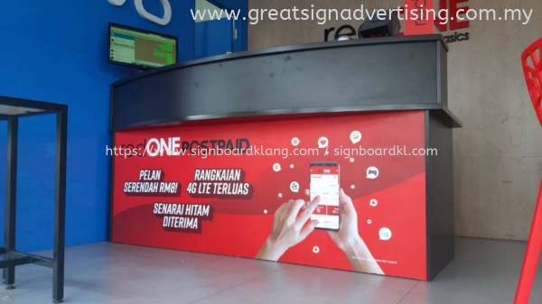 redONE Counter Sticker Printing at Sungai Buloh COUNTER STICKER PRINTING Selangor, Malaysia, Kuala Lumpur (KL), Kuantan, Klang, Pahang Manufacturer, Maker, Installation, Supplier | Great Sign Advertising (M) Sdn Bhd