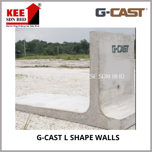 G-CAST L SHAPE WALLS G-CAST L-SHAPED WALL Melaka, Malaysia Cement Sank Brick, Cement Block, Precast Concrete  | Kelvin Eng Enterprise Sdn Bhd