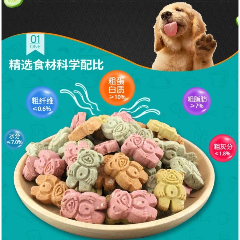 Dog Cookies Chicken Vege Cookie Pet Treats 60g Net Weight/Dog Snack/Dog Treat/Pet Cookies