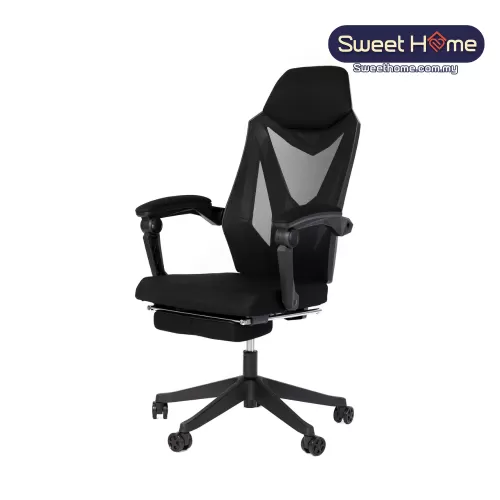 Luthor High Back Office Chair with Footrest | Office Chair Penang