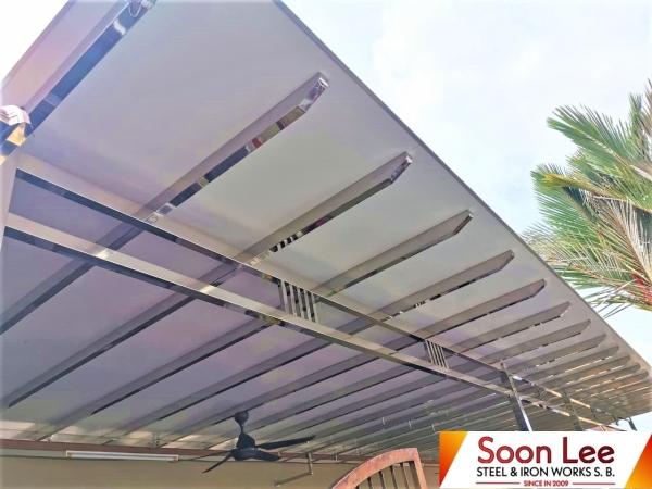  Stainless Steel Aluminium Composite Panel  AWNING Johor Bahru (JB), Malaysia, Ulu Tiram Supplier, Suppliers, Supply, Supplies | Soon Lee Steel & Iron Works Sdn Bhd