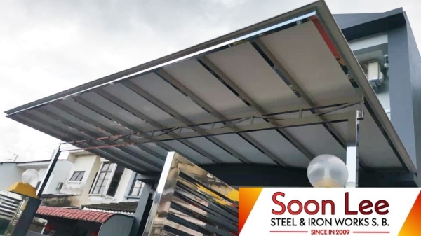  Stainless Steel Aluminium Composite Panel  AWNING Johor Bahru (JB), Malaysia, Ulu Tiram Supplier, Suppliers, Supply, Supplies | Soon Lee Steel & Iron Works Sdn Bhd