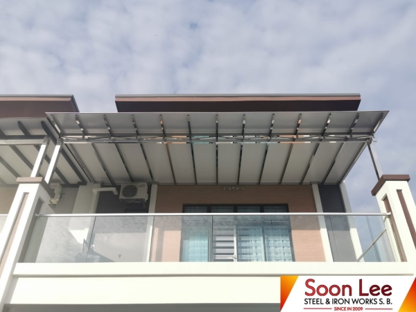  Stainless Steel Aluminium Composite Panel  AWNING Johor Bahru (JB), Malaysia, Ulu Tiram Supplier, Suppliers, Supply, Supplies | Soon Lee Steel & Iron Works Sdn Bhd