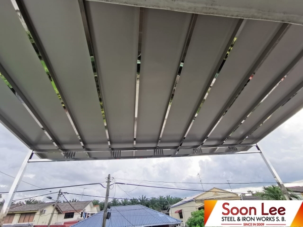  Stainless Steel Aluminium Composite Panel  AWNING Johor Bahru (JB), Malaysia, Ulu Tiram Supplier, Suppliers, Supply, Supplies | Soon Lee Steel & Iron Works Sdn Bhd