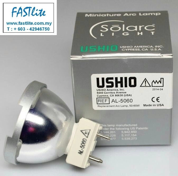 Ushio Solarc AL-5060 60V 50W Miniature Arc lamp 