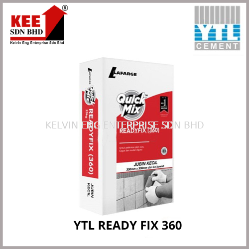 YTL READY FIX 360 YTL LAFARGE DRY MIX Melaka, Malaysia Cement Sank Brick, Cement Block, Precast Concrete  | Kelvin Eng Enterprise Sdn Bhd