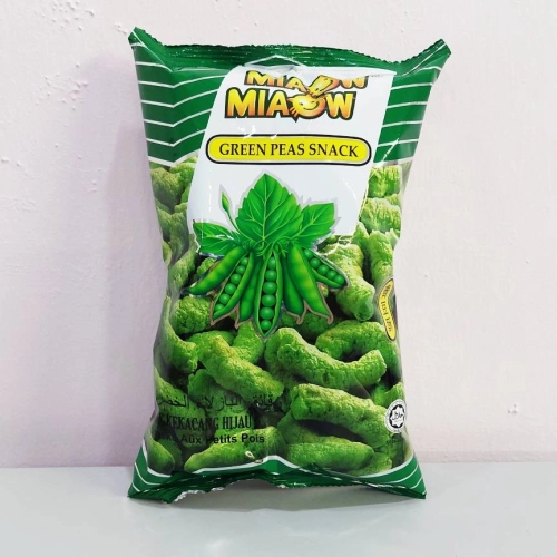 MIAOW GREEN PEAS SNACK 50G 妙青豆苗