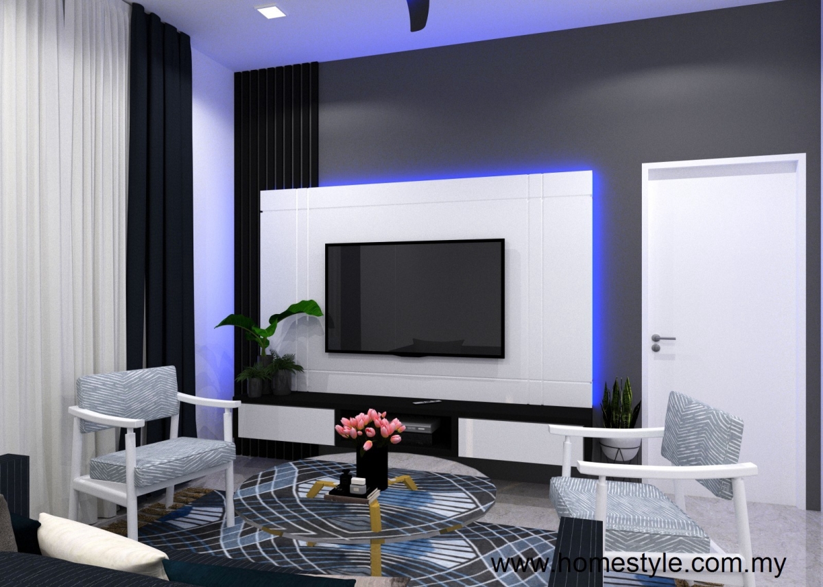 Custom Living Room Tv