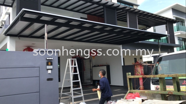  ALUMINIUM COMPOSITE PANEL AWNING METAL WORKS Johor Bahru (JB), Skudai, Malaysia Contractor, Manufacturer, Supplier, Supply | Soon Heng Stainless Steel & Renovation Works Sdn Bhd