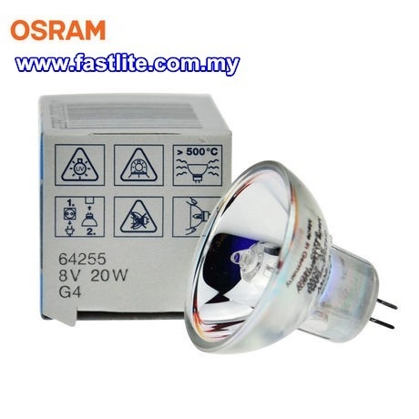 Osram 64255 8V 20W G4 A1/269 54122 Microscope bulb