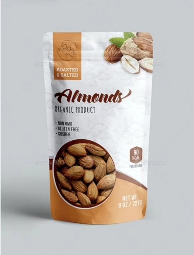 Aluminium Foil Pouch Almond