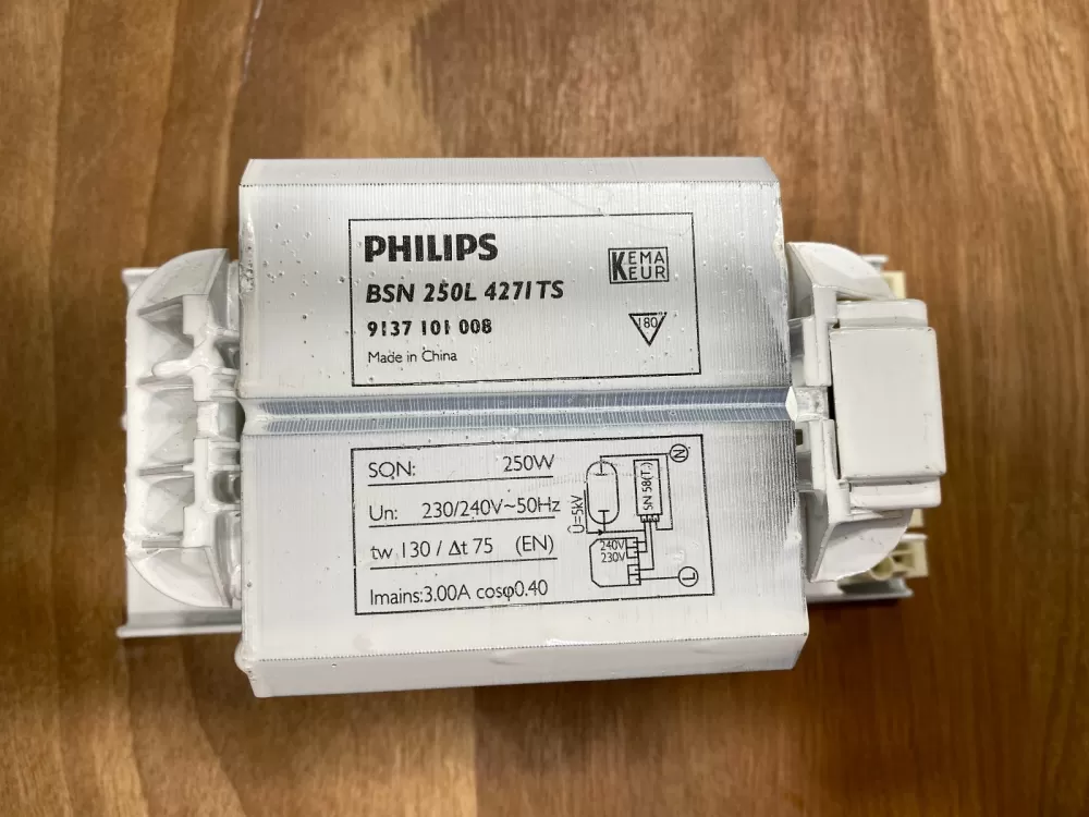 PHILIPS BSN 250W 427ITS 230/240V 50HZ ELECTRONIC BALLAST 9137101008