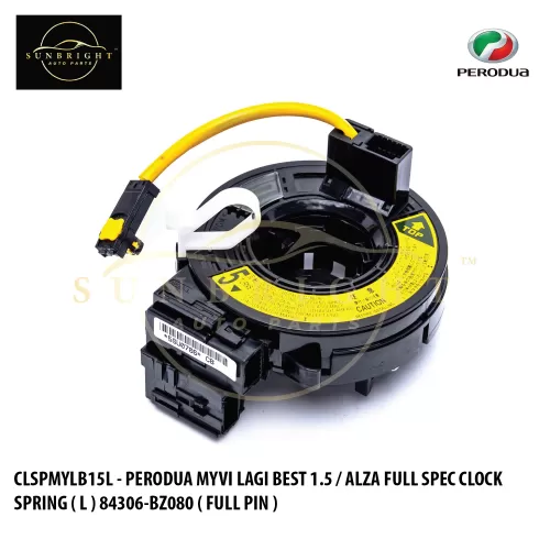 CLSPMYLB15L - PERODUA MYVI LAGI BEST 1.5 / ALZA FULL SPEC CLOCK SPRING ( L ) 84306-BZ080 ( FULL PIN )