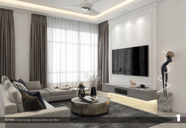  Living Room Design Johor Bahru, JB, Kulai, Johor. Service, Design, Renovation | Eleven Interior Design & Renovation Sdn Bhd