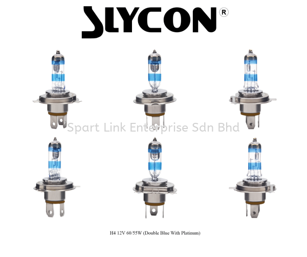 H4 12V 60/55W (Double Blue With Platinum) Slycon Halogen Bulbs Selangor, Malaysia, Kuala Lumpur (KL), Puchong Supplier, Suppliers, Supply | Spart Link Enterprise Sdn Bhd