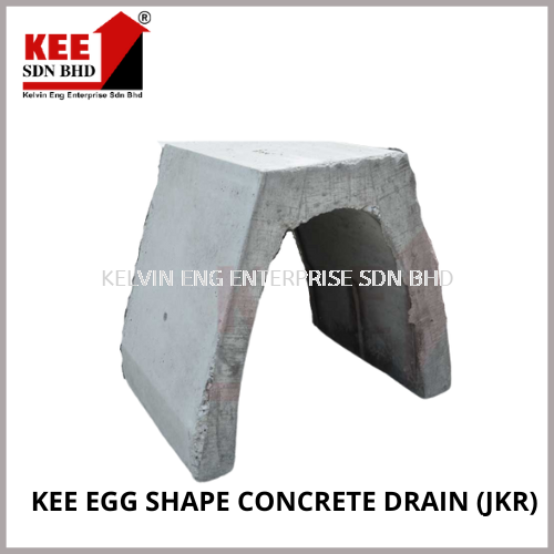 KEE EGG SHAPE CONCRETE DRAIN (JKR) KEE V-SHAPED DRAIN CONCRETE PRODUCTS Melaka, Malaysia Cement Sank Brick, Cement Block, Precast Concrete  | Kelvin Eng Enterprise Sdn Bhd