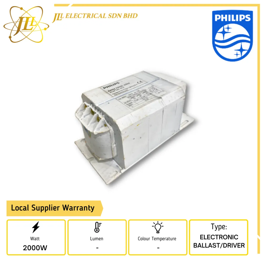 PHILIPS BMH 2000 L205 400V CHOKE (MHN 1800W 10.5A & LA 2000W 9.6A & SA 2000W 10.3A) 913710107250