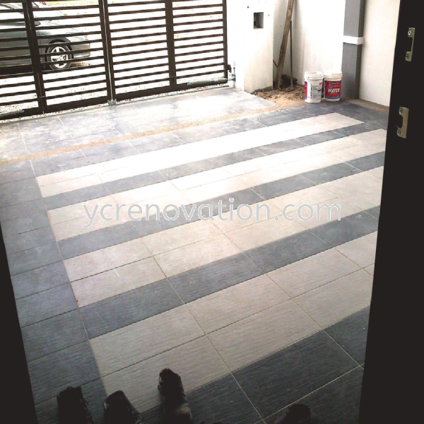 Car Porch (CP003) FLOORING Johor Bahru (JB), Kota Tinggi, Malaysia Services | Yi Cheng Furniture Interior Design