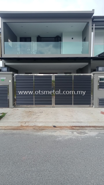 SSG073 Stainless Steel Gate Johor Bahru (JB) Design, Supplier, Supply | OTS Metal Works