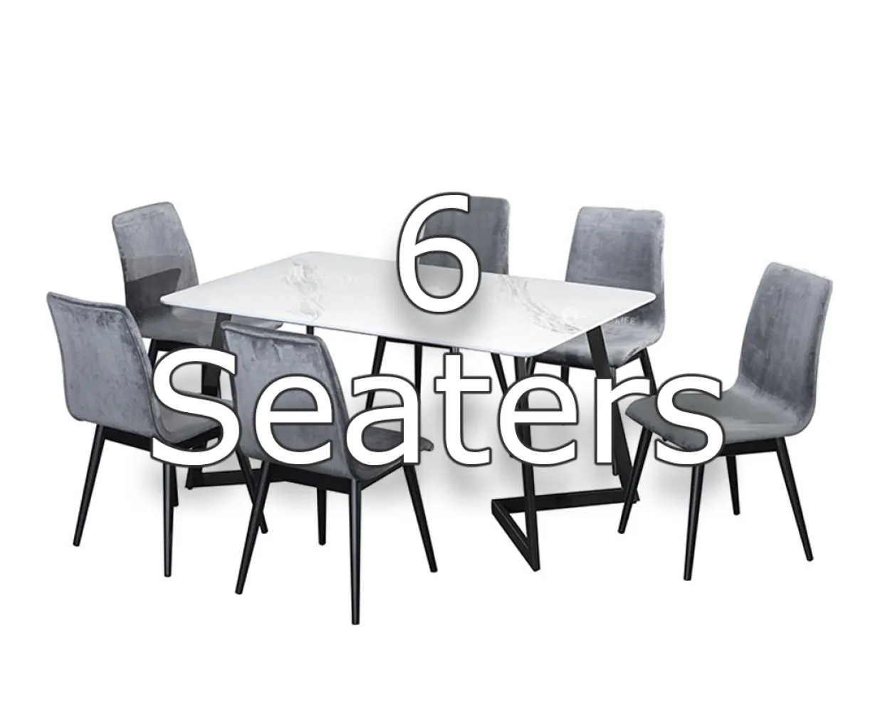 1 Table + 6 Chairs