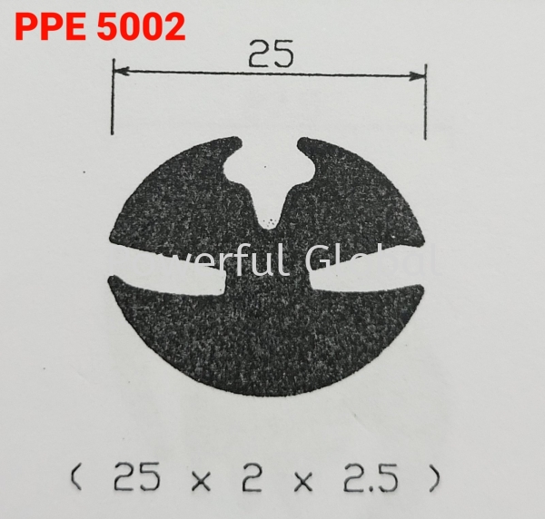 Self Locking Gasket Seal 5002 EPDM /NBR Nitrile /Neoprene Rubber Extrusion Malaysia, Selangor, Kuala Lumpur (KL), Rawang Manufacturer, Supplier, Supply, Supplies | Powerful Global Supplies