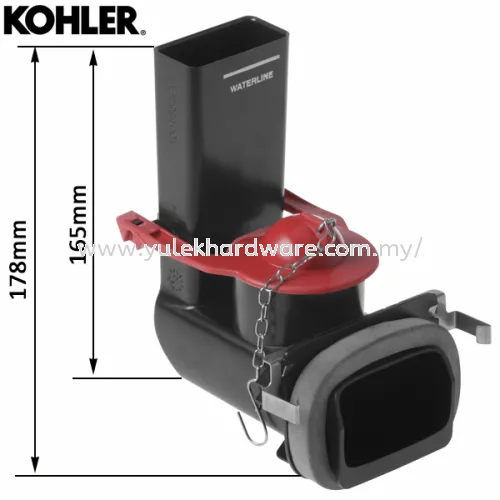 KOHLER FLAPPER FLUSH VALVE