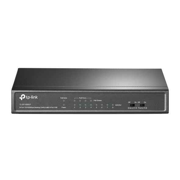 TL-SF1008LP.TPLink 8-Port 10/100Mbps Desktop PoE Switch with 4-Port PoE TP-Link Grab iT Johor Bahru JB Malaysia Supplier, Supply, Install | ASIP ENGINEERING