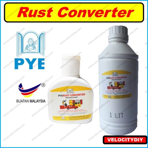 （生锈转换）PYE Rust Converter Synthetic Rust Stabilizer 1L and 100ml