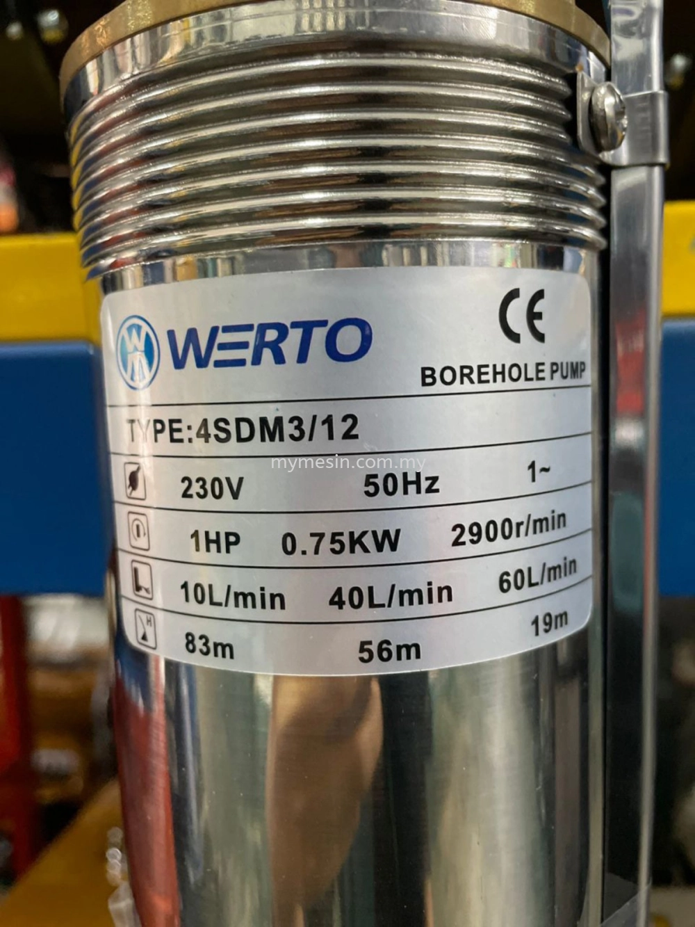 Werto 4SDM3/12 Submersible Borehole Pump [Code: 9926]