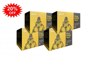 Beh & Yo Show Rabbit Feed (3.6kg) x 4