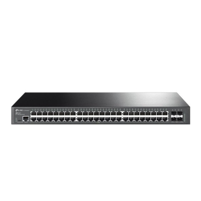 TL-SG3452X.TPLink JetStream 48-Port Gigabit L2+ Managed Switch with 4 10GE SFP+ Slots