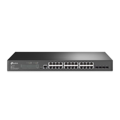 TL-SG3428 V1.TPLink JetStream 24-Port Gigabit L2 Managed Switch with 4 SFP Slots