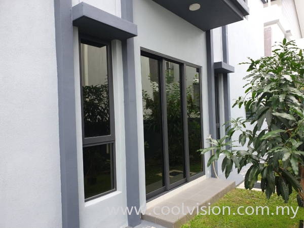 Reflective Film : Bronze / Silver Tinted Window Film @ Teluk Panglima Garang Tinted Film Shah Alam, Selangor, Malaysia. Installation, Supplies, Supplier, Supply | Cool Vision Solar Film Specialist