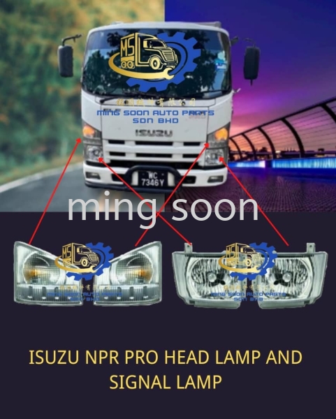 ISUZU NPR PRO HEAD LAMP & SIGNAL LAMP Lorry Head Lamp Malaysia, Kuala Lumpur (KL), Selangor, Ampang Supplier, Wholesaler, Supply, Supplies | Ming Soon Auto Parts Sdn Bhd