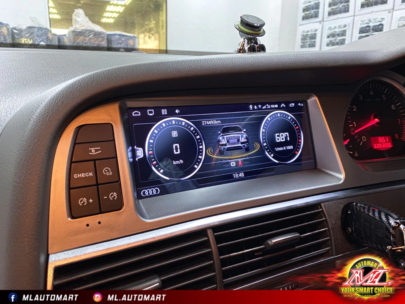 Audi A6 C6 Android Monitor