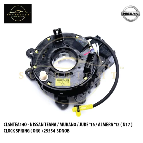 CLSNTEA14O - NISSAN TEANA / MURANO / JUKE '16 / ALMERA '12 ( N17 ) CLOCK SPRING ( ORG ) 25554-3DNOB