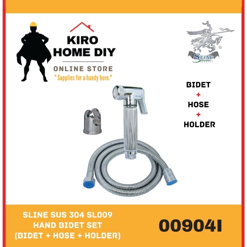 SLINE SL003 Hand Bidet Set (Bidet + Hose + Holder) - 00904I