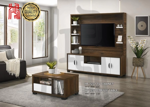 HF 1231 TV Cabinet + Coffee Table
