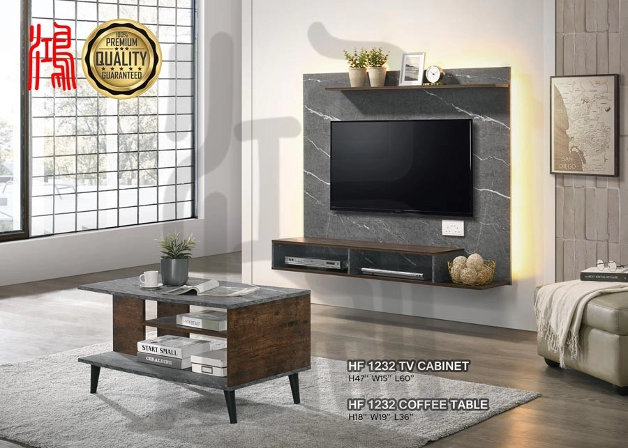 HF 1232 TV Cabinet + Coffee Table