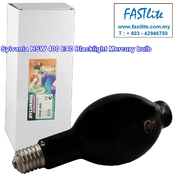 Sylvania HSW 400 E40 Blacklight Mercury bulb