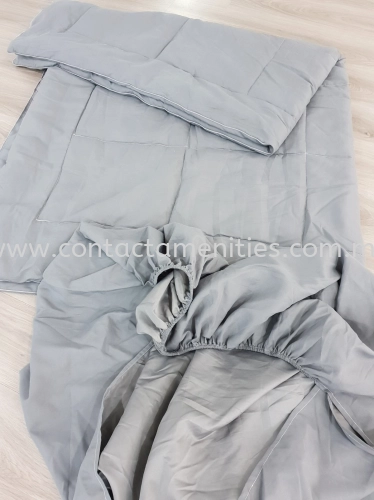 Polysoft Satin Bedsheet with elastic band (Fitted)