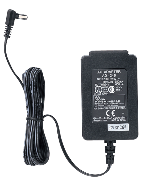 AD-246.TOA ER Version AC Adapter TOA PA/Sound System Johor Bahru JB Malaysia Supplier, Supply, Install | ASIP ENGINEERING