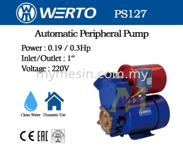 Werto PS127A  Automatic Peripheral Pump [Code: 9925]